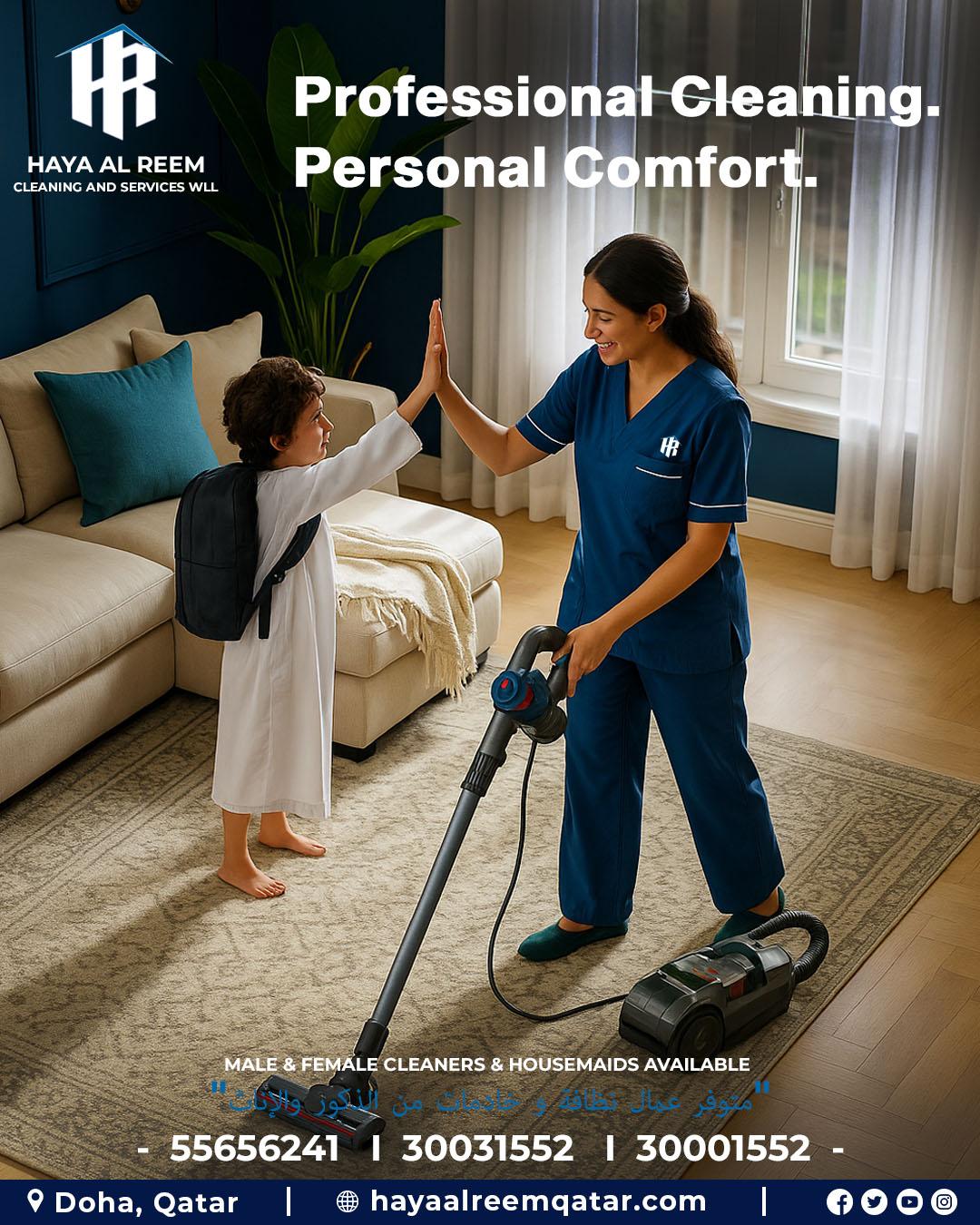 Professional Cleaning, Personal Comfort